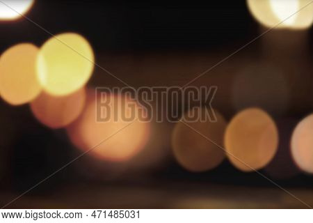 Abstract Glitter Lights Background. De-focused Gold Glitter Lights Texture Bokeh Background Christma