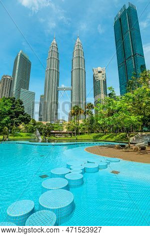 Kuala Lumpur, Malaysia - January 2023: Home To Petronas, Malaysias State-owned Oil-gas Company. Petr