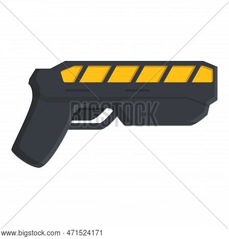 Taser Electroshock Icon. Cartoon Of Taser Electroshock Icon For Web Design Isolated On White Backgro