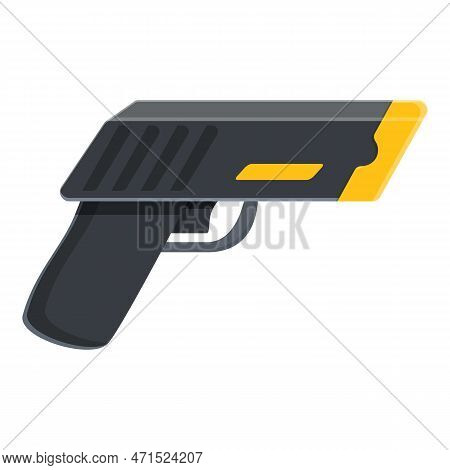 Taser Danger Icon. Cartoon Of Taser Danger Icon For Web Design Isolated On White Background