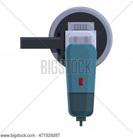Carpentry Grinding Machine Icon. Cartoon Of Carpentry Grinding Machine Icon For Web Design Isolated 