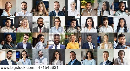 Set Of Successful International Young Male And Female Entrepreneurs