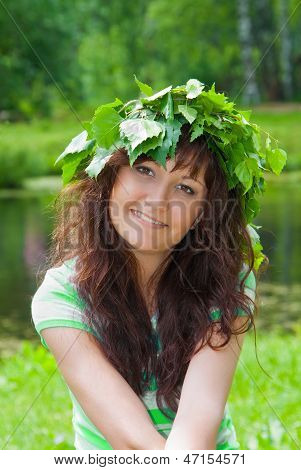 Portret młodej kobiety, piękne