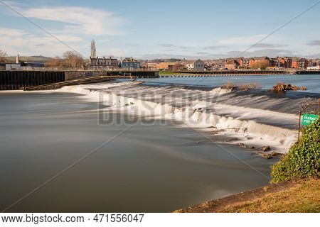Trews Weir On The River Exe In Exeter