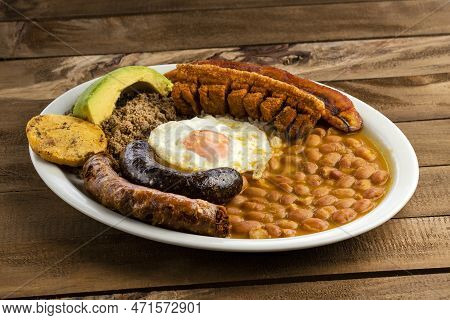 Bandeja Paisa, Typical Colombian Main Dish - Gastronomy Of Antioquia