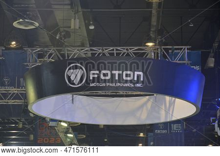 Pasay, Ph - Feb 11 - Foton Ceiling Sign At Foton Big Show On February 11, 2023 In Pasay, Philippines