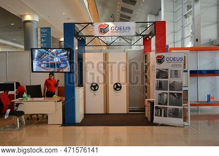 Pasay, Ph - Feb 11 - Coeus Storage Solution Display Booth At Foton Big Show On February 11, 2023 In 