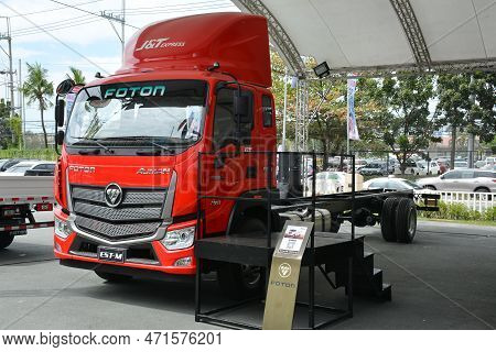 Pasay, Ph - Feb 11 - Foton Auman Est-m Bare Chassis Truck At Foton Big Show On February 11, 2023 In 
