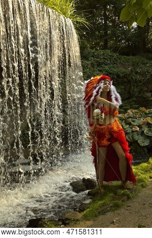 Arcen, The Netherlands, 19 September  2019. Festival Elfia In Arсen, The Netherlands.