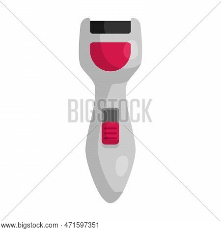 Hand Callus Remover Cartoon. Hand Callus Remover Sign. Isolated Symbol Vector Illustration