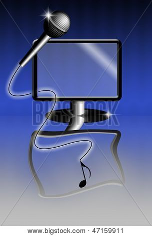 Fundo de karaoke