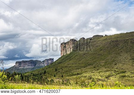 View From The Top Of The Hill Of The Father Inacio, Morro Do Pai Inacio, Chapada Diamantina, Bahia, 