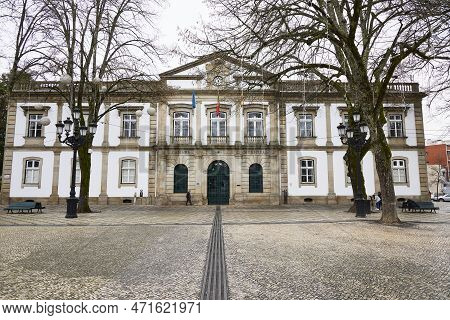 Viseu (portugal) January 14, 2023. City Hall. Viseu Is A Portuguese City In The Centro Region And In
