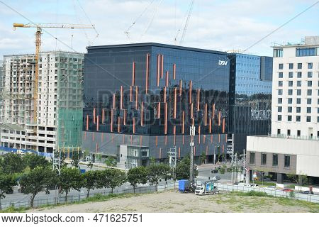 Paranaque, Ph - Feb 11 -  Dsv Building Facade On February 11, 2023 In Paranaque, Philippines. Dsv Is