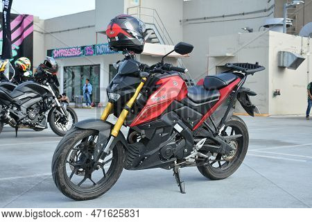 Paranaque, Ph - Feb 11 - Yamaha Tfx 150 At Overtake Motor Show In Paranaque, Philippines. Overtake I