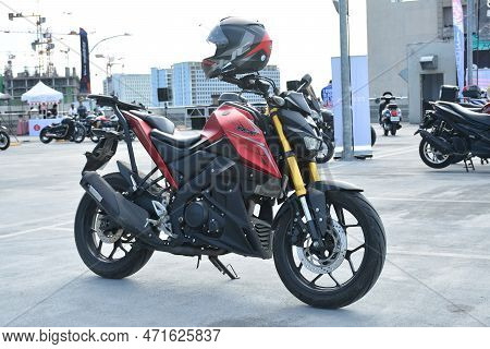 Paranaque, Ph - Feb 11 - Yamaha Tfx 150 At Overtake Motor Show In Paranaque, Philippines. Overtake I