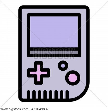 Gameboy Joystick Icon. Outline Gameboy Joystick Icon For Web Design Isolated On White Background