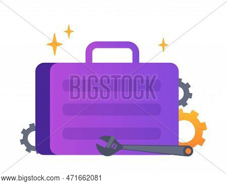 Construction Repair Tools. Repair And Construction Of Buildings. Collection Of Troubleshooting Tools