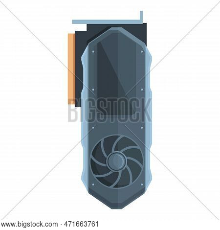 Vga Card Icon. Cartoon Of Vga Card Icon For Web Design Isolated On White Background