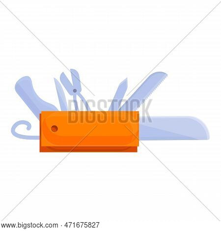 Travel Multitool Icon. Cartoon Of Travel Multitool Icon For Web Design Isolated On White Background