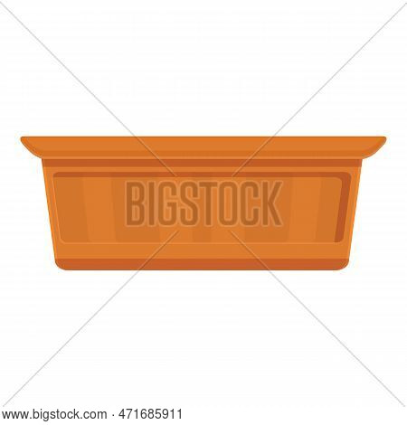 Wood Bar Counter Icon. Cartoon Of Wood Bar Counter Icon For Web Design Isolated On White Background