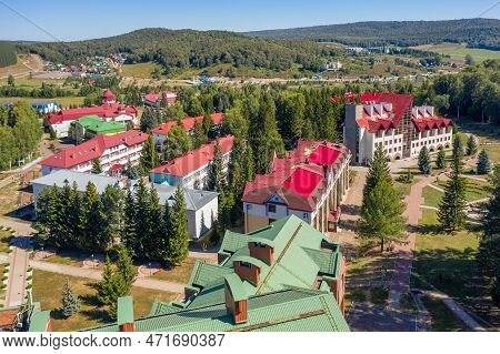 Krasnousol\'skii, Republic Of Bashkortostan, Russia - 08.16.2022: South Urals, Krasnousolsk Health R