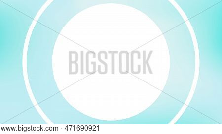 Abstract Light Blue Color Vector Banner. Blurred Saturated Sky Blue Gradient Background. Bright Smoo