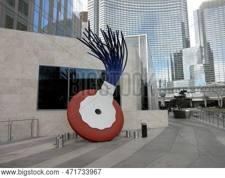 Las Vegas - February 7, 2010: Get Ready To Be Amazed By Swedish-born Artist Claes Oldenburg's Iconic