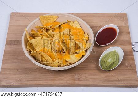Plate Of Fresh Nachos