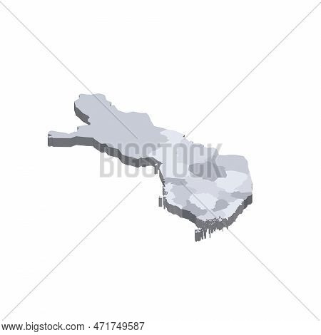 Finland Political Map Of Administrative Divisions - Regions And One Autonomous Region Of Aland. 3d I