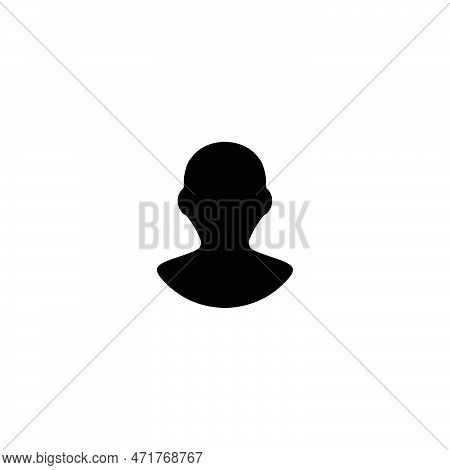User Icon. Fake Photo Sign. Profile Button. Simple Style Social Media Poster Background Symbol. User