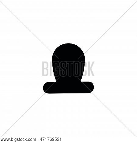 User Icon. Fake Photo Sign. Profile Button. Simple Style Social Media Poster Background Symbol. User