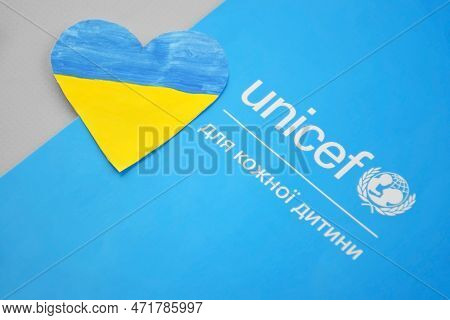 Unicef - United Nations International Childrens Fund Flag.