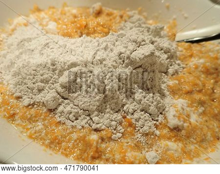 Homemade Cooking Of A Carrot Cake