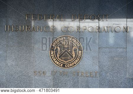 Washington Dc - Apr 3:  Federal Deposit Insurance Corporation (fdic) In Washington Dc, As Seen On Ap