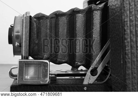 Pitney.somerset.united Kingdom.january 29th 2023.close Up Of A Number 2 Model A Folding Brownie Came