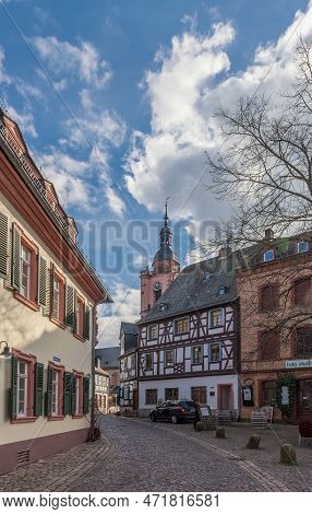 Eltville Am Rhein, Germany-february 28, 2023: Houses In The Historic Old Town Of Eltville Am Rhein I