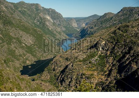 Tip Of Hetch Hetchy Resevoir From Overlook Out Of Pate Valley In Yosemite National Park
