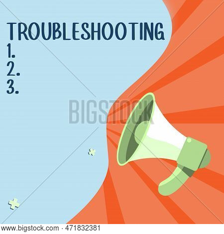 Conceptual Caption Troubleshooting. Concept Meaning An Act Of Investigating Or Dealing With In The P