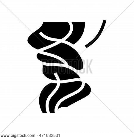 Hot Smell Glyph Icon Vector. Hot Smell Sign. Isolated Symbol Illustration
