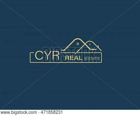 Cyr Real Estate And Consultants Logo Design Vectors Images. Luxury Real Estate Logo Design