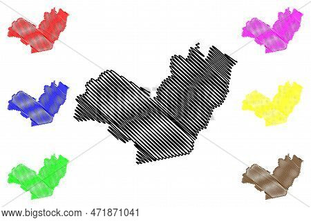 Barro Preto Municipality (bahia State, Municipalities Of Brazil, Federative Republic Of Brazil) Map 