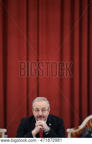 Bucharest, Romania. 2nd Mar, 2023: Vasile Dincu, Former Minister Of Defense, At The Ceremony Of Rece