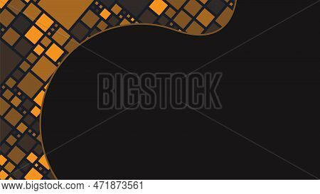 Blockchain Technology Web Banner Ad. Crypto Tech Background