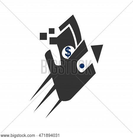 Digital Fast Payment Walet Logo Template Icon Illustration Brand Identity.isolated And Flat Illustra