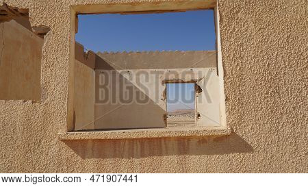 Ruins Of The Ottoman Railway Station. Negev. Israel