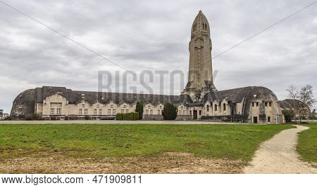 Scenery Around The Douaumont Ossuary, A Memorial Located Near Verdun In France
