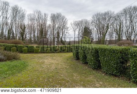 Park Scenery Near The Douaumont Ossuary, A Memorial Located Near Verdun In France