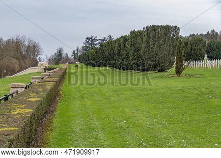 Scenery Around The Douaumont Ossuary, A Memorial Located Near Verdun In France