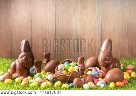 Easter Egg Hunting Background